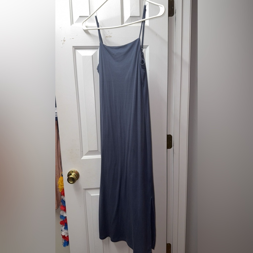 Francesca's Collections Blue Midi Dress